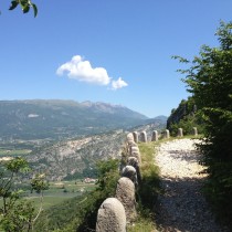 Valpolicella Valdadige - Monte discesa dal Forte - Curva a strapiombo